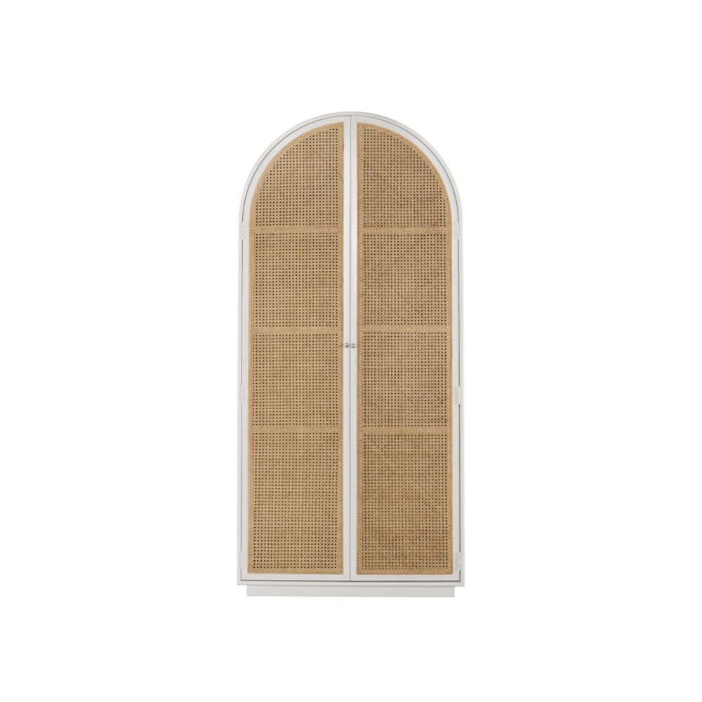 Golden Hour Utility Cabinet In Cane/Glacier Color
