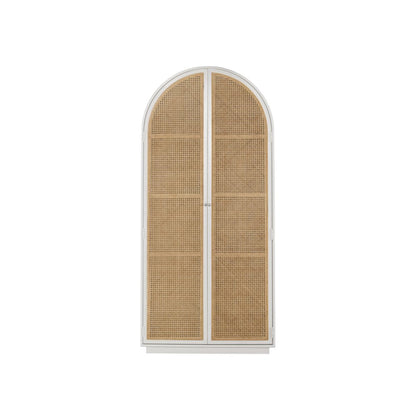 Golden Hour Utility Cabinet In Cane/Glacier Color