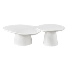 Tranquility Nesting Cocktail Tables In Milky Mushroom Color