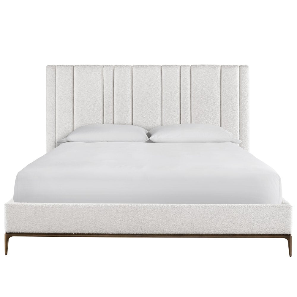 Summerland Bed Queen 50 In Satin Bronze Color