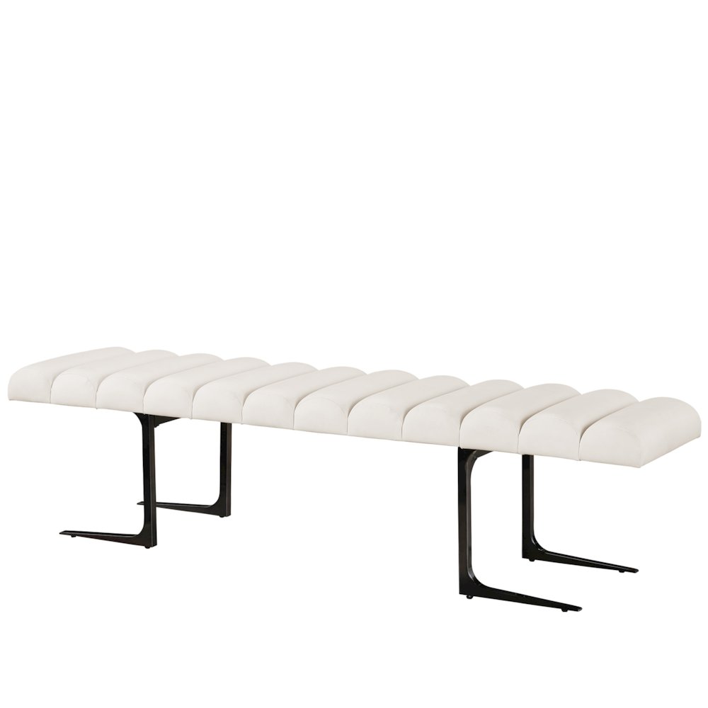 Devereux Bed Bench In Satin Bronze Color