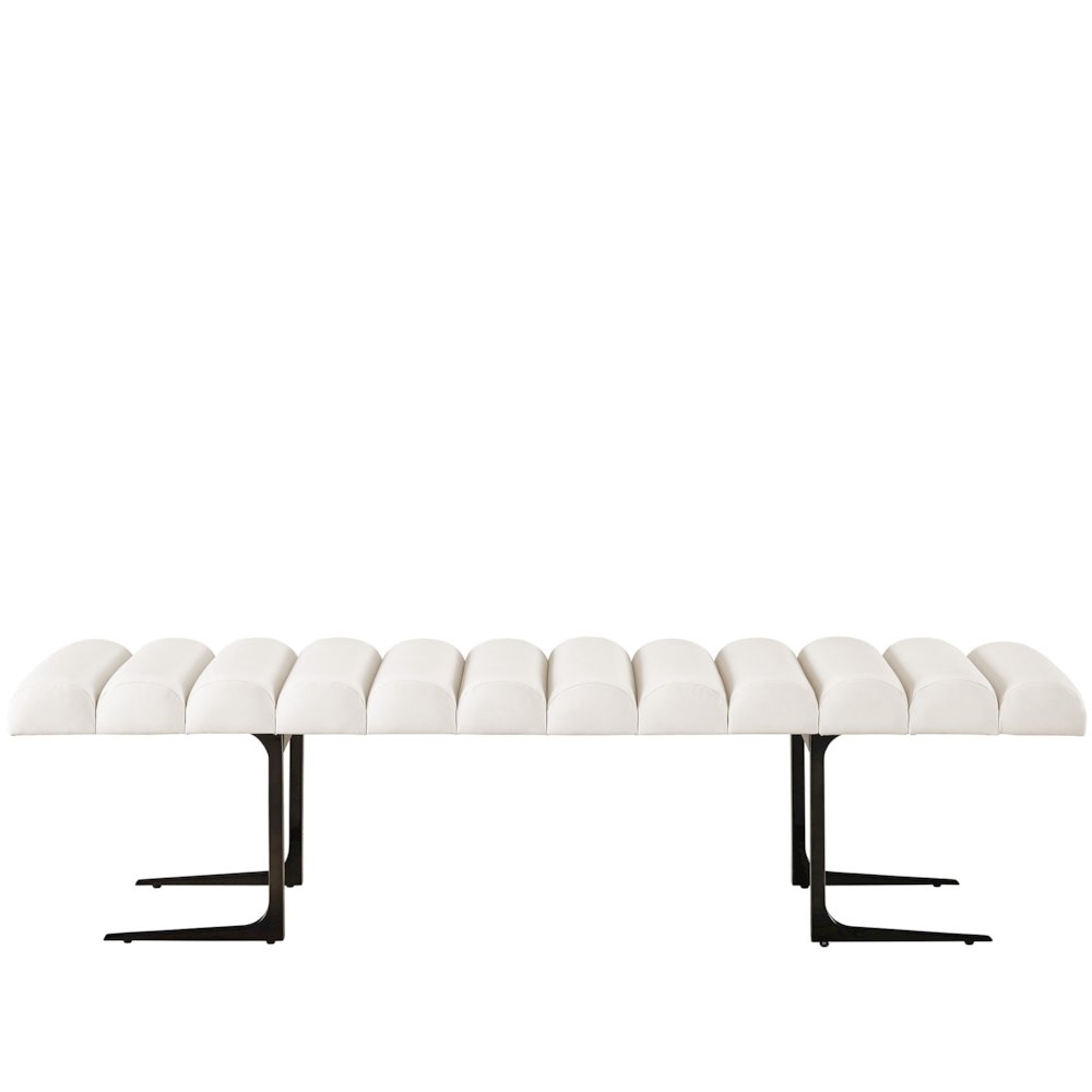 Devereux Bed Bench In Satin Bronze Color