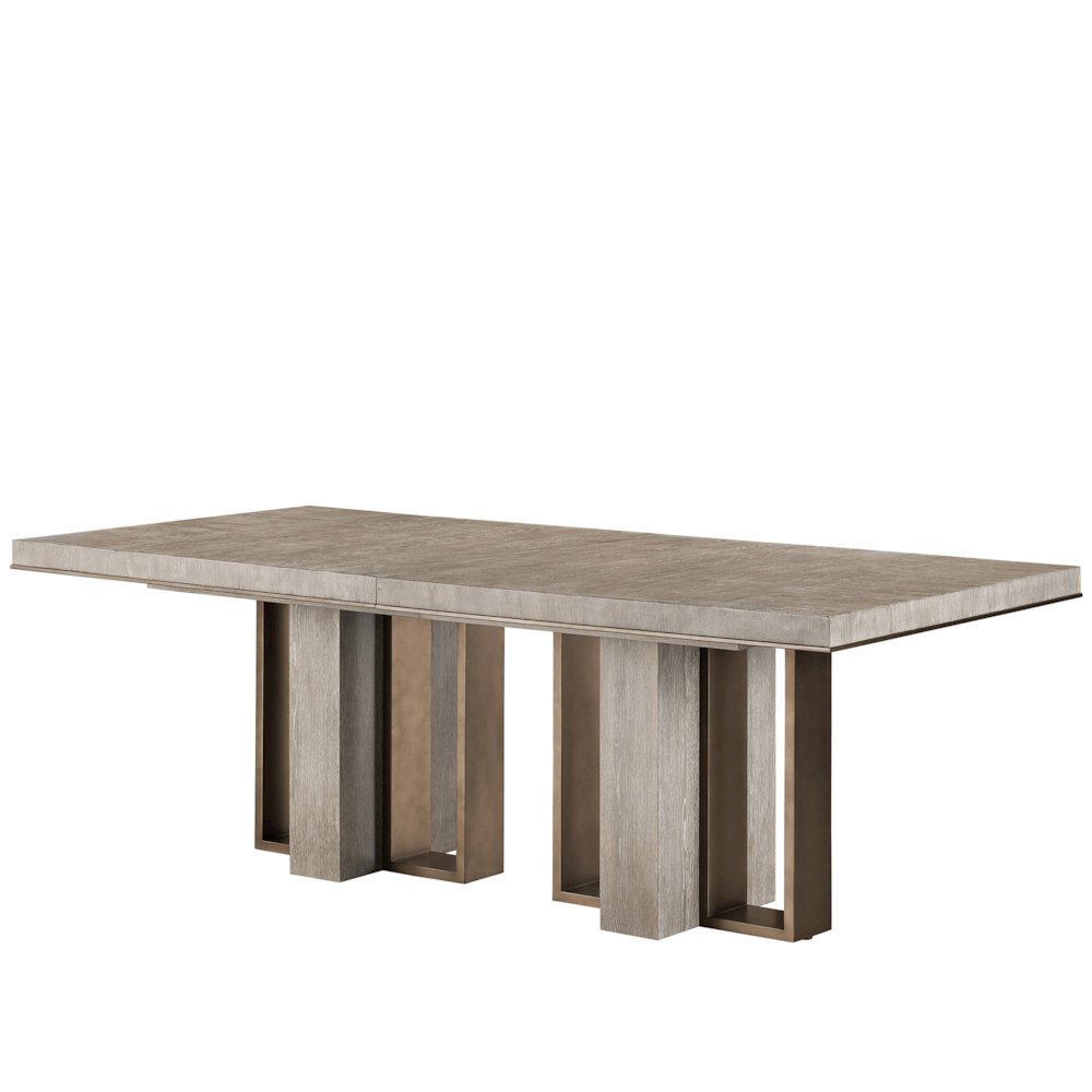 Del Monte Dining Table In Weathered Oak Color