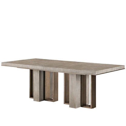 Del Monte Dining Table In Weathered Oak Color