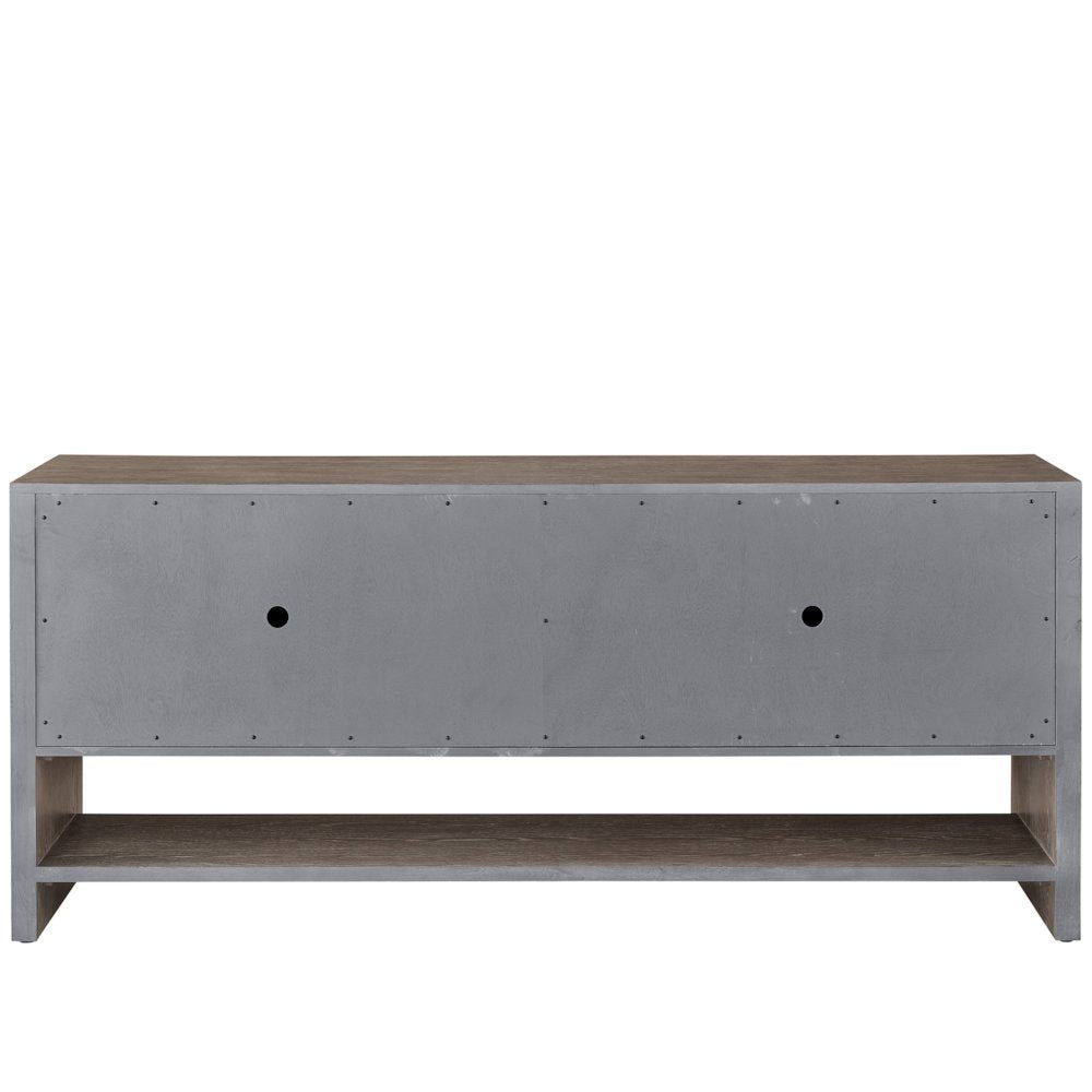 San Roque Console In Weathered Oak Color