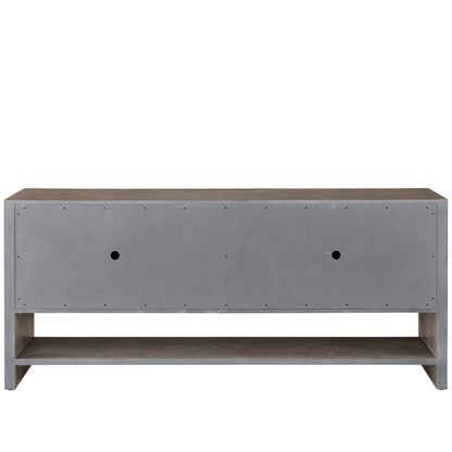 San Roque Console In Weathered Oak Color