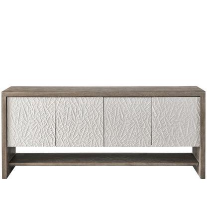 San Roque Console In Weathered Oak Color