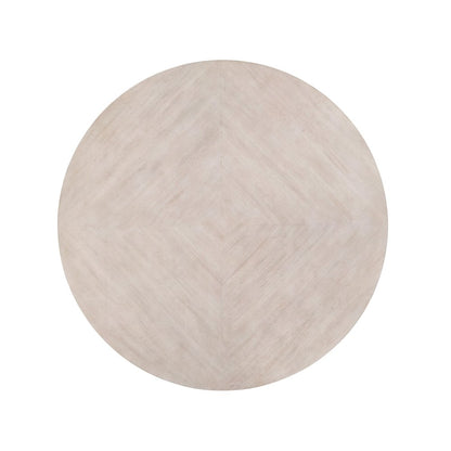 Topanga Round Dining Table In Silver Fox/Otter Color