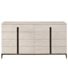 Maren Drawer Dresser In Silver Lining/Sati Bronze Metal Base Color
