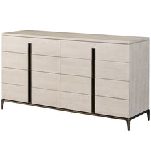 Maren Drawer Dresser In Silver Lining/Sati Bronze Metal Base Color