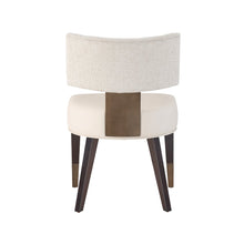 Loleta Side Chair Pair In Dark Walnut Color