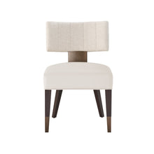 Loleta Side Chair Pair In Dark Walnut Color