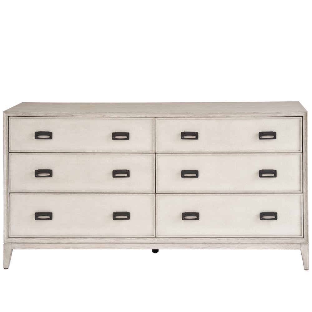 Six Drawer Dresser In Rolling Fog Color
