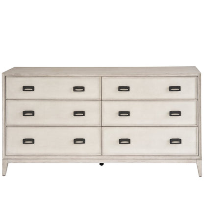 Six Drawer Dresser In Rolling Fog Color