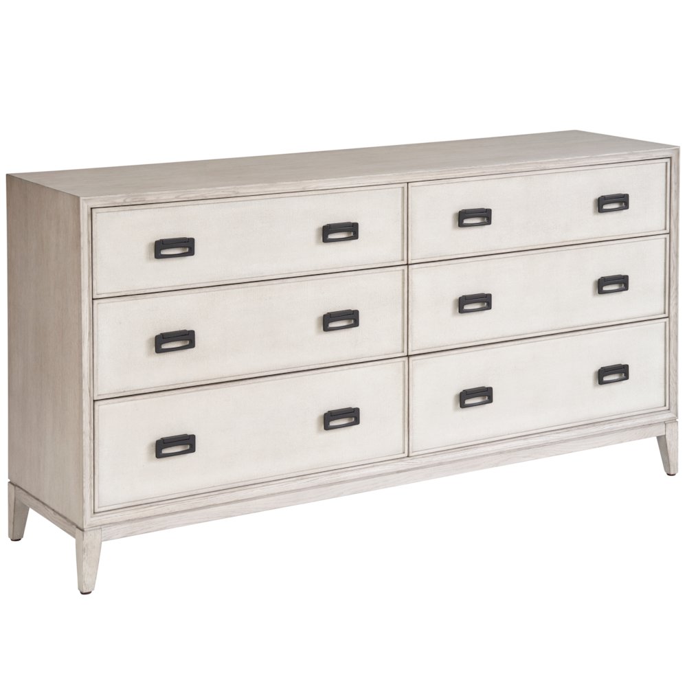 Six Drawer Dresser In Rolling Fog Color