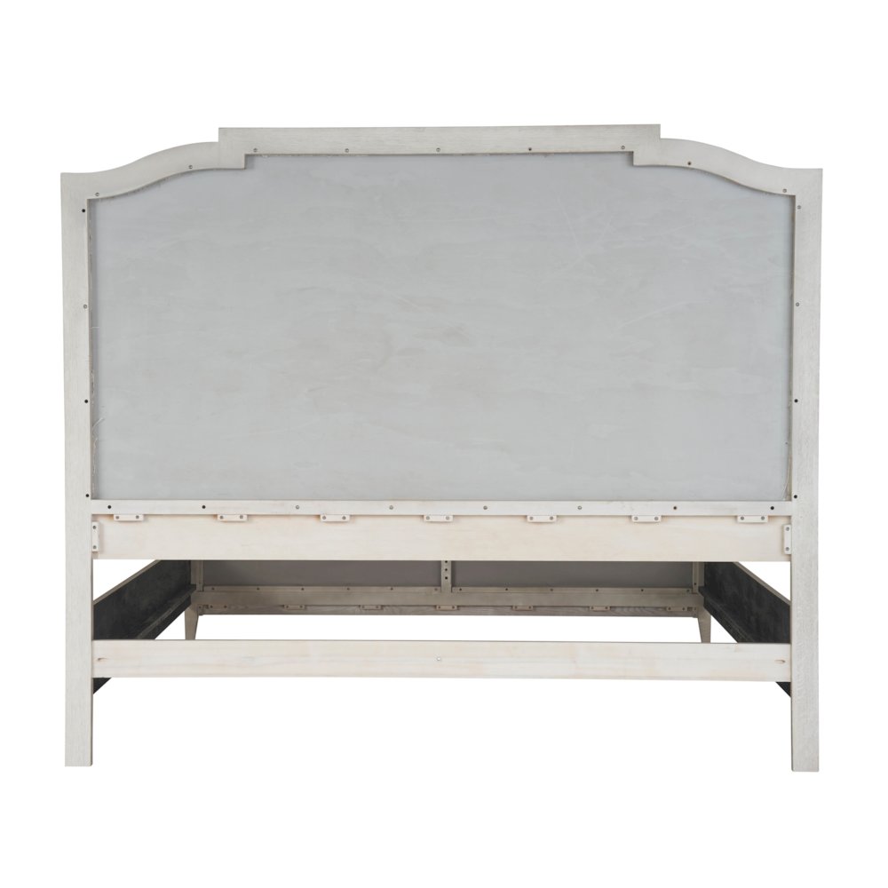 Panel Bed Queen In Rolling Fog Color