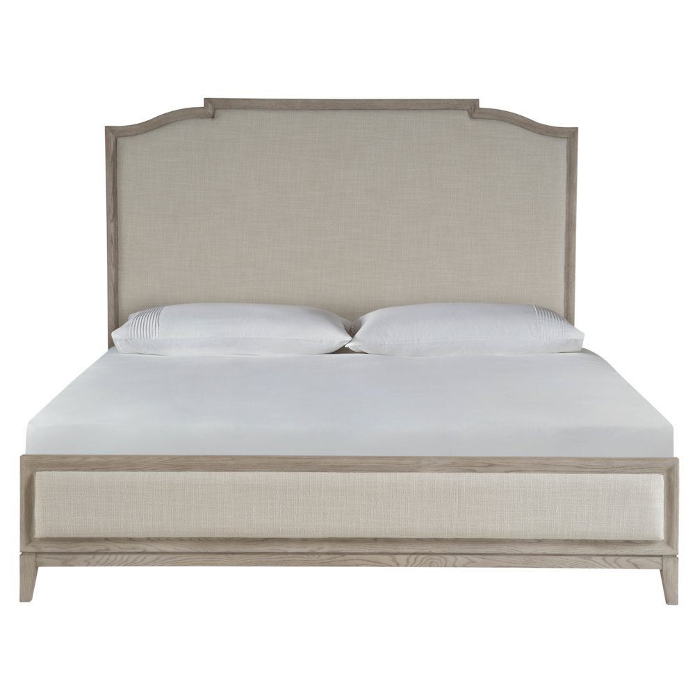 Panel Bed Queen In Rolling Fog Color