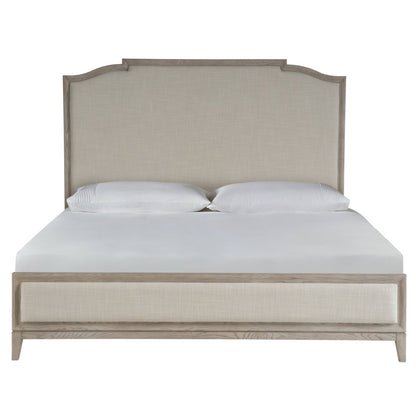 Panel Bed Queen In Rolling Fog Color