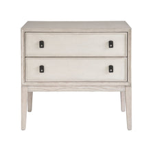 Two Drawer Nightstand In Rolling Fog Color