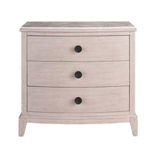Three Drawer Nightstand In Rolling Fog Color