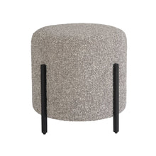 Pouf In Soft Matte Black Color