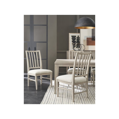 Splat Back Side Chair Pair In Rolling Fog Color