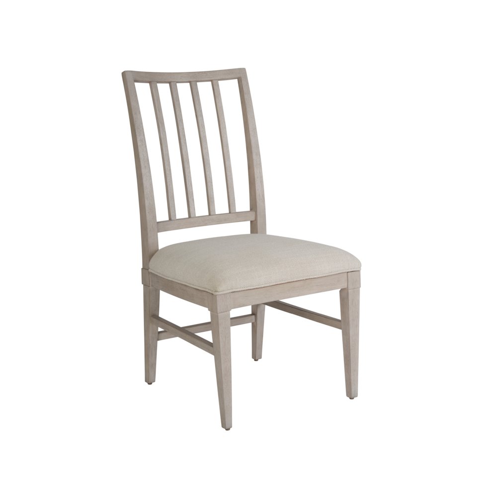 Splat Back Side Chair Pair In Rolling Fog Color