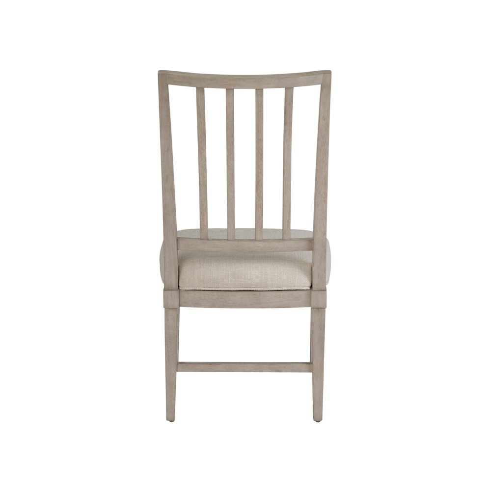 Splat Back Side Chair Pair In Rolling Fog Color