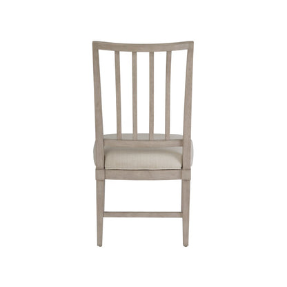Splat Back Side Chair Pair In Rolling Fog Color