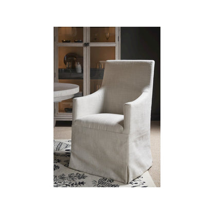 Slip Cover Chair In Soft Matte Black Color