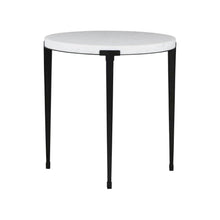 End Table In Soft Matte Black Color