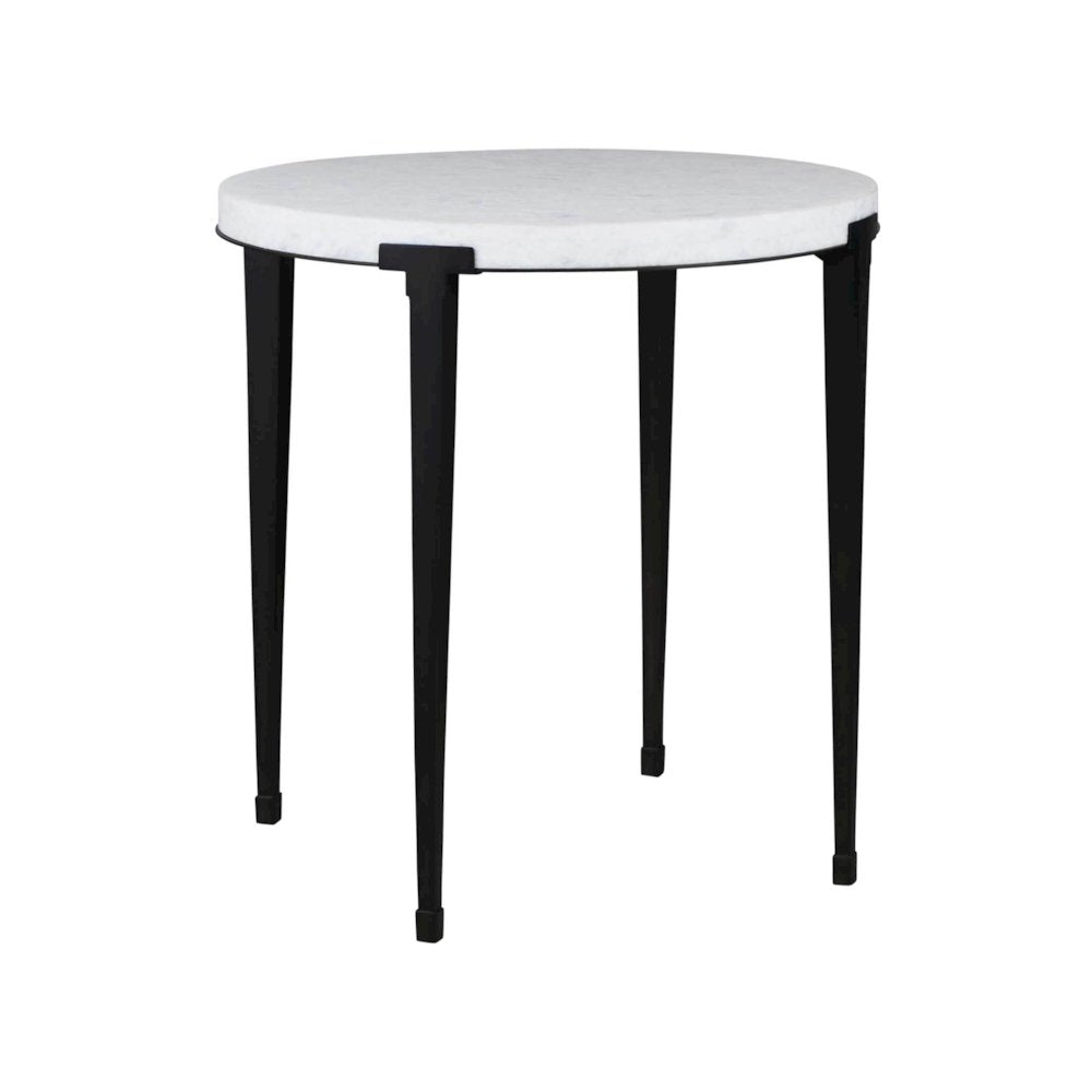 End Table In Soft Matte Black Color