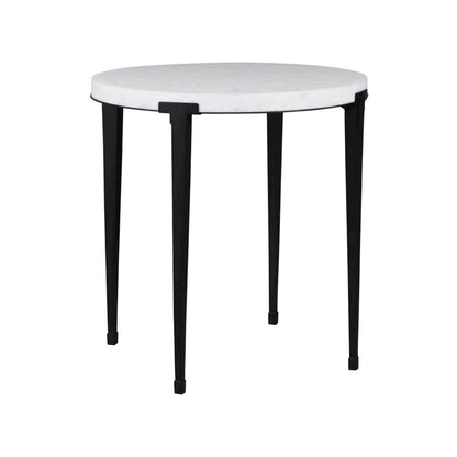 End Table In Soft Matte Black Color