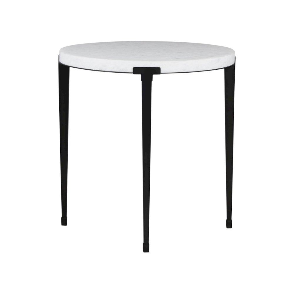 End Table In Soft Matte Black Color
