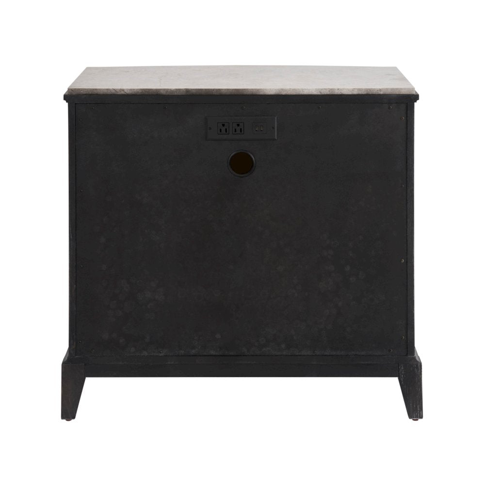Three Drawer Nightstand In Ravenwood Color
