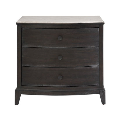 Three Drawer Nightstand In Ravenwood Color