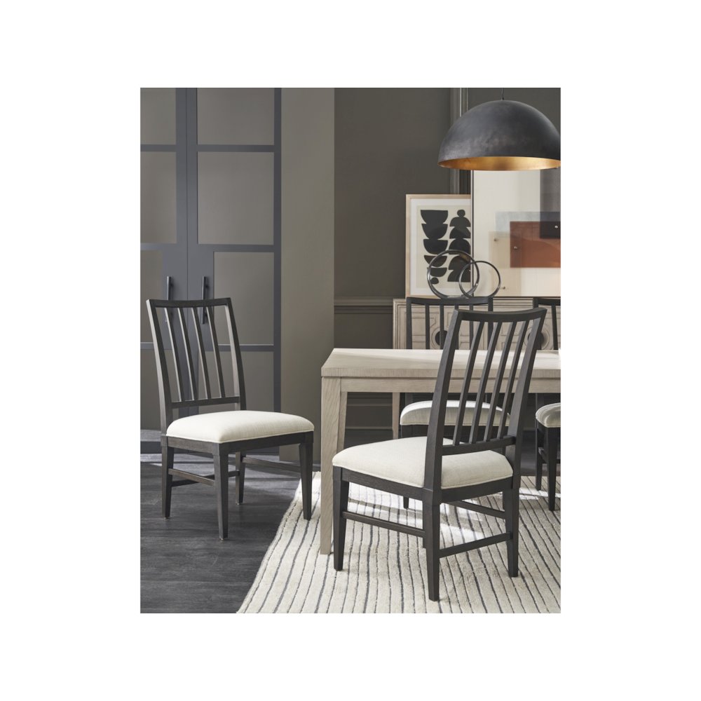 Splat Back Side Chair Pair In Ravenwood Color