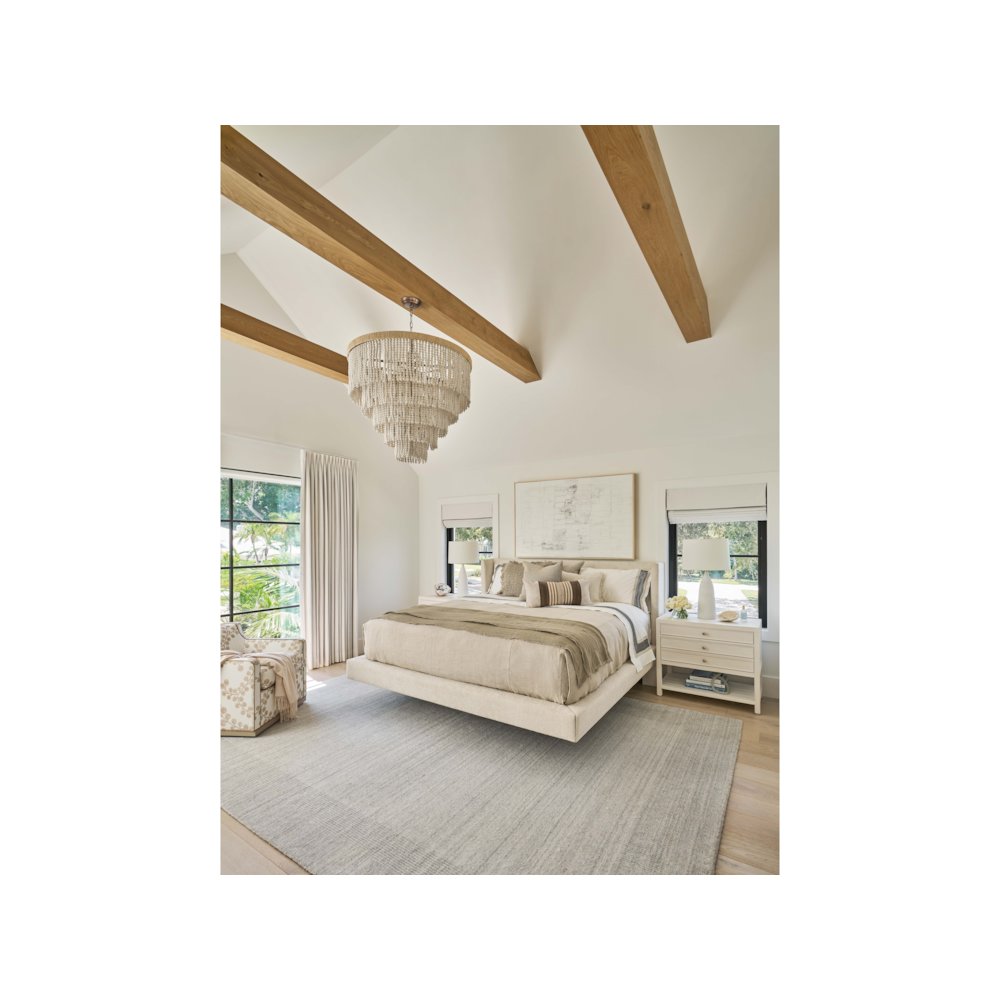 Sainte-Ann Bed King In Polished Nickel Color