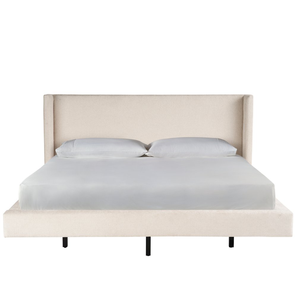 Sainte-Ann Bed Queen In Polished Nickel Color
