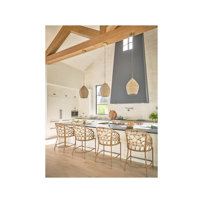 Pebble Counter Chair In Natural   Color