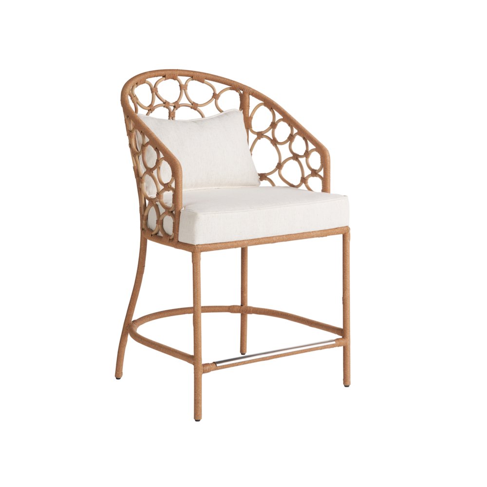 Pebble Counter Chair In Natural   Color