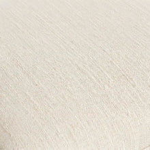 Polyester-Upholstered Console Stool with Split Rattan and Crypton Fabric