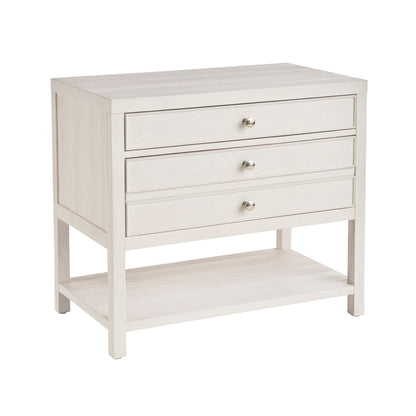 Saugatuck Nightstand In White Sand Color