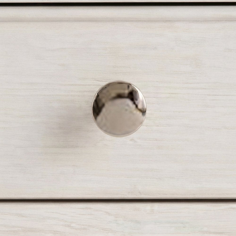 Wood Nightstand with Two Soft-Close Drawers and Open Shelf, White Sand