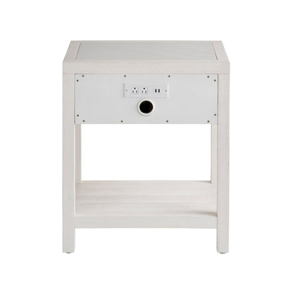 Turo Nightstand In White Sand Color