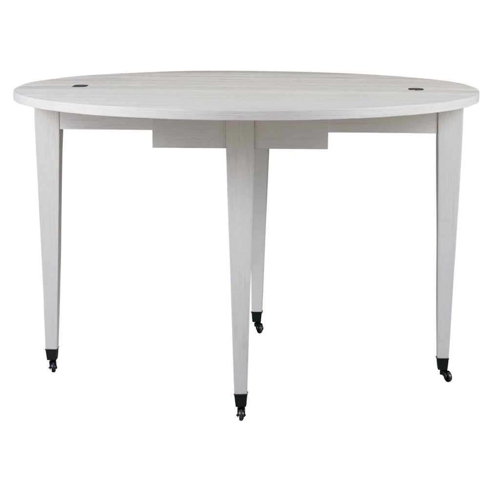 Watercolor Dining Table In White Sand Color