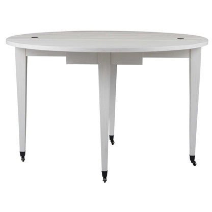 Watercolor Dining Table In White Sand Color