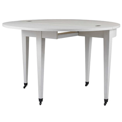 Watercolor Dining Table In White Sand Color