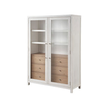 Seaside Display Cabinet In White Sand/Sand Dune Color