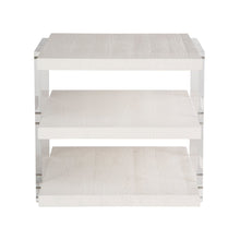 St Kitts End Table In White Sand Color